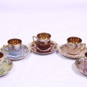 Service de 5 tasses a cafe
