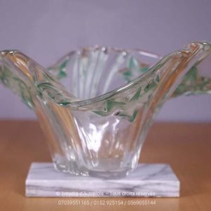 Coupe en verre soufflé
